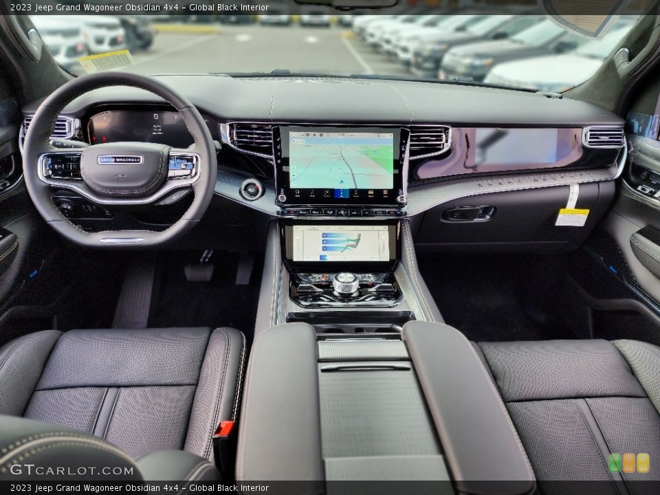 Global Black Interior Front Seat for the 2023 Jeep Grand Wagoneer Obsidian 4x4 #145507908