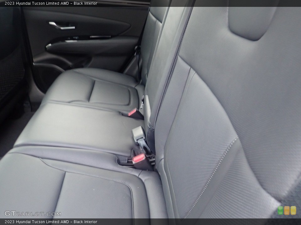 Black Interior Rear Seat for the 2023 Hyundai Tucson Limited AWD #145507986