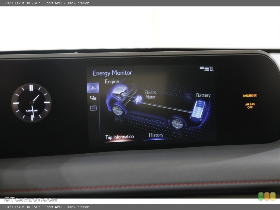 Black Interior Controls for the 2021 Lexus UX 250h F Sport AWD #145508214