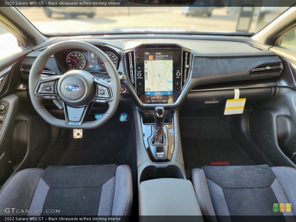 Black Ultrasuede w/Red stitching Interior Dashboard for the 2022 Subaru WRX GT #145508250
