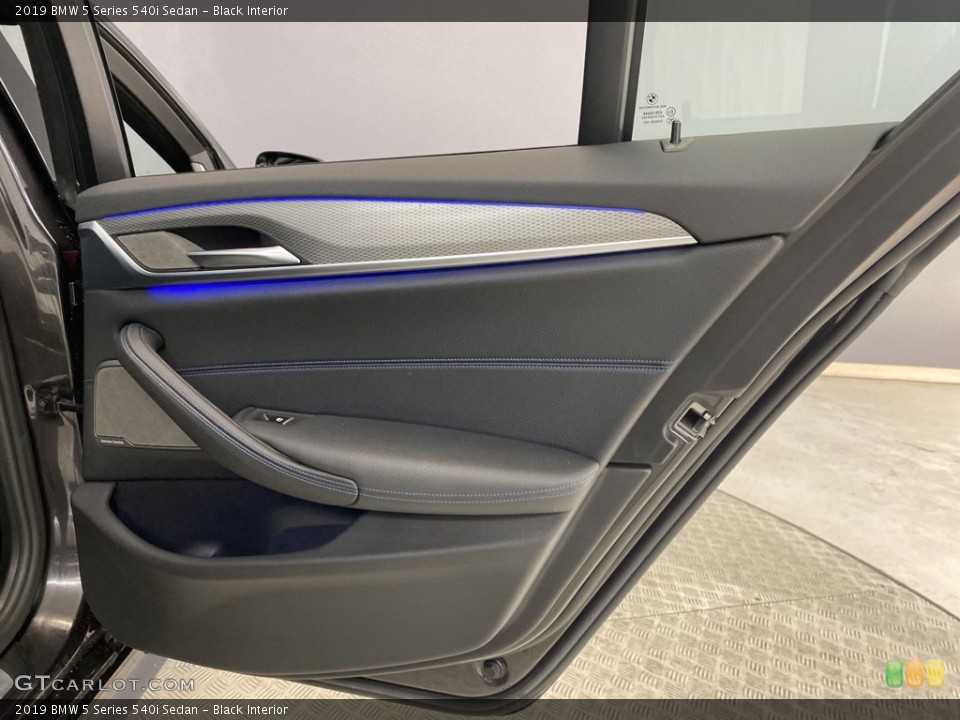 Black Interior Door Panel for the 2019 BMW 5 Series 540i Sedan #145508286