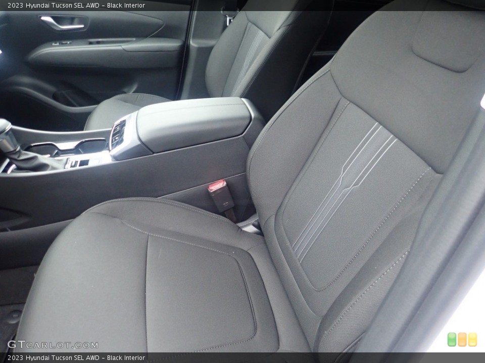 Black Interior Front Seat for the 2023 Hyundai Tucson SEL AWD #145508412