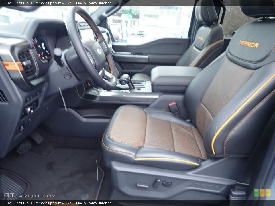 Black/Bronze Interior Photo for the 2023 Ford F150 Tremor SuperCrew 4x4 #145508601