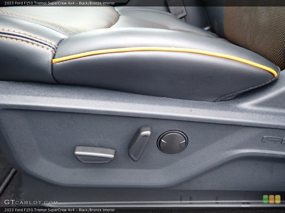 Black/Bronze Interior Front Seat for the 2023 Ford F150 Tremor SuperCrew 4x4 #145508649