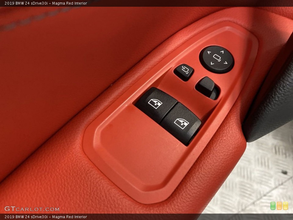 Magma Red Interior Controls for the 2019 BMW Z4 sDrive30i #145508727