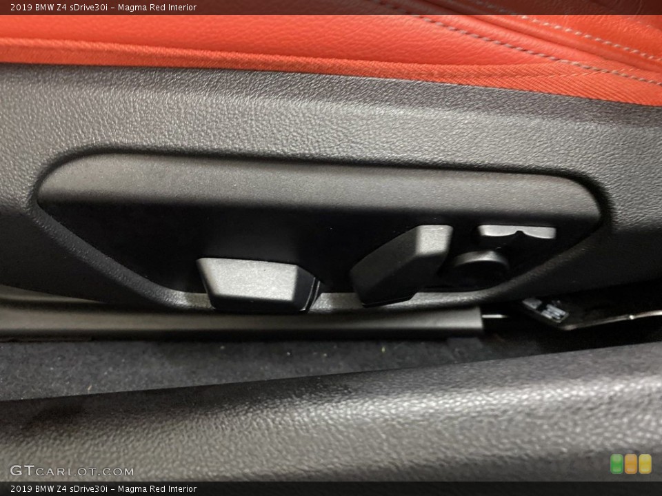 Magma Red Interior Controls for the 2019 BMW Z4 sDrive30i #145508752