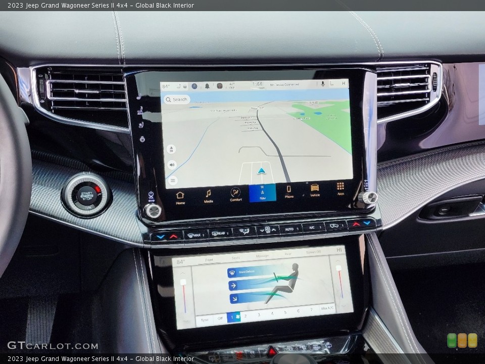 Global Black Interior Navigation for the 2023 Jeep Grand Wagoneer Series II 4x4 #145508802