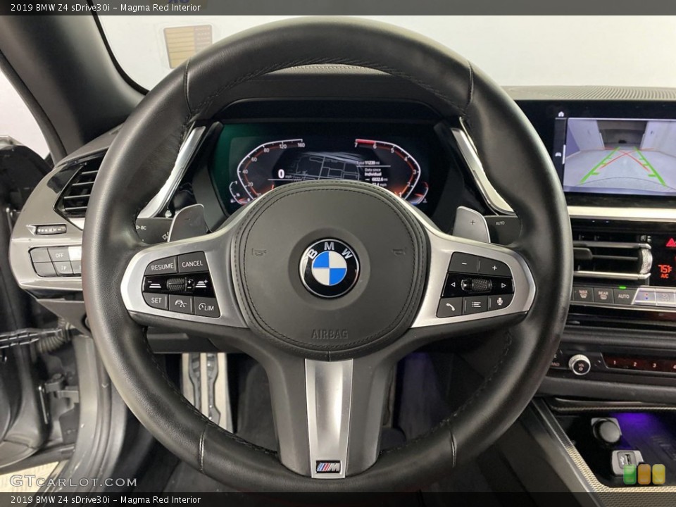 Magma Red Interior Steering Wheel for the 2019 BMW Z4 sDrive30i #145508823