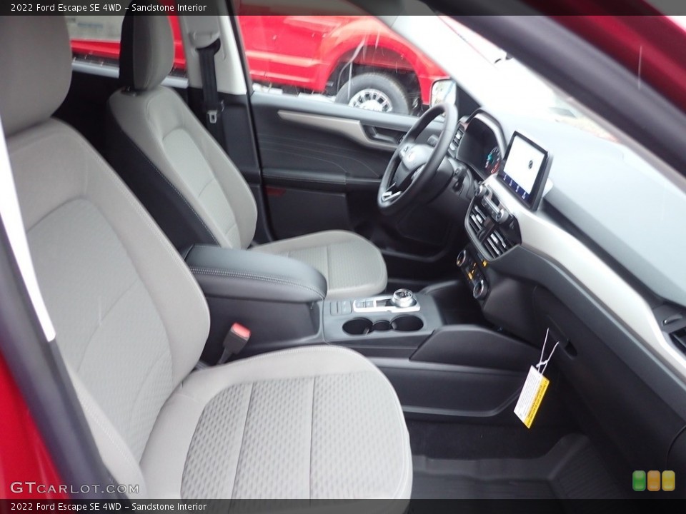 Sandstone Interior Front Seat for the 2022 Ford Escape SE 4WD #145508952