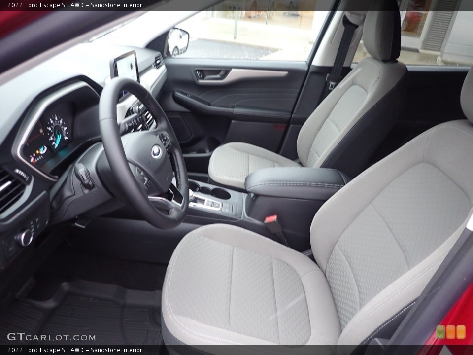 Sandstone Interior Front Seat for the 2022 Ford Escape SE 4WD #145509039