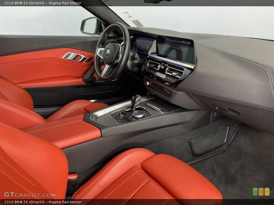 Magma Red Interior Dashboard for the 2019 BMW Z4 sDrive30i #145509204