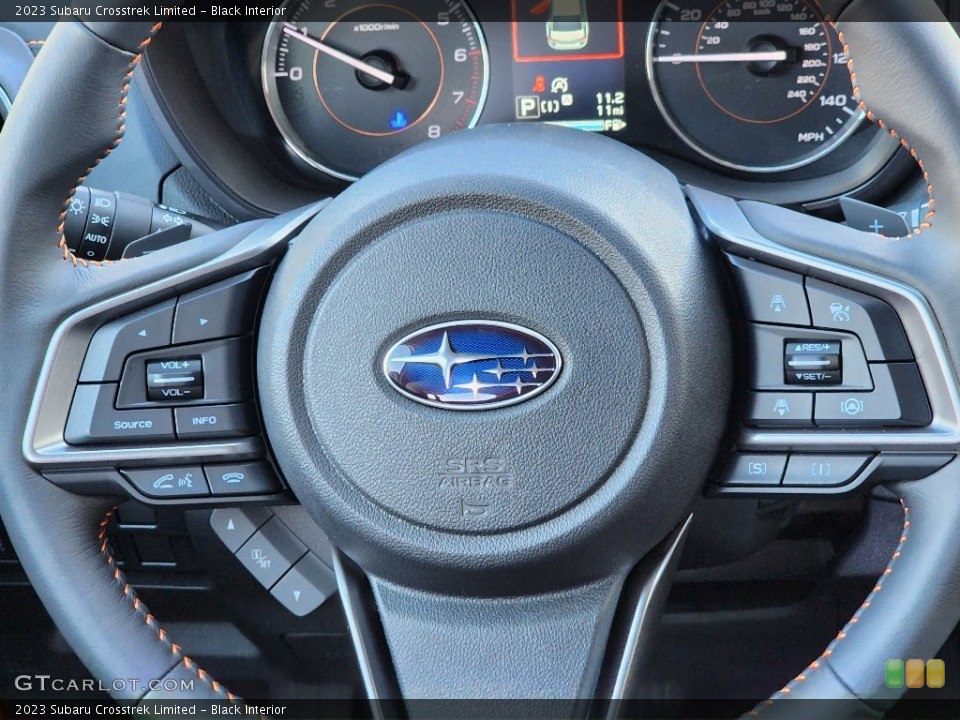 Black Interior Steering Wheel for the 2023 Subaru Crosstrek Limited #145509402