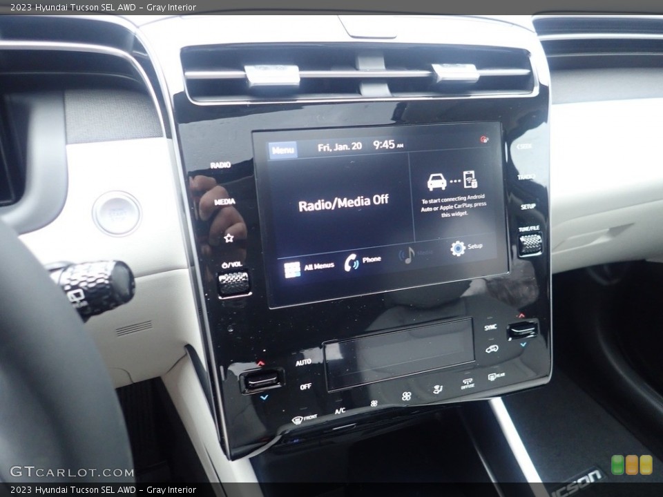 Gray Interior Controls for the 2023 Hyundai Tucson SEL AWD #145509405
