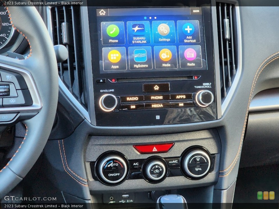 Black Interior Controls for the 2023 Subaru Crosstrek Limited #145509453