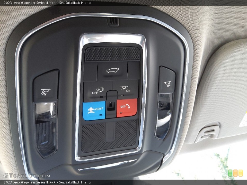 Sea Salt/Black Interior Controls for the 2023 Jeep Wagoneer Series III 4x4 #145509474