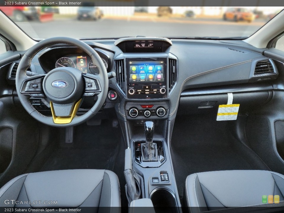 Black Interior Dashboard for the 2023 Subaru Crosstrek Sport #145509687