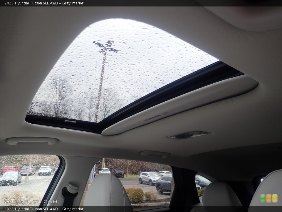 Gray Interior Sunroof for the 2023 Hyundai Tucson SEL AWD #145509822