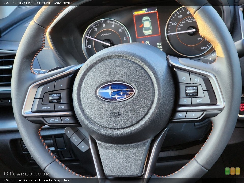 Gray Interior Steering Wheel for the 2023 Subaru Crosstrek Limited #145510107