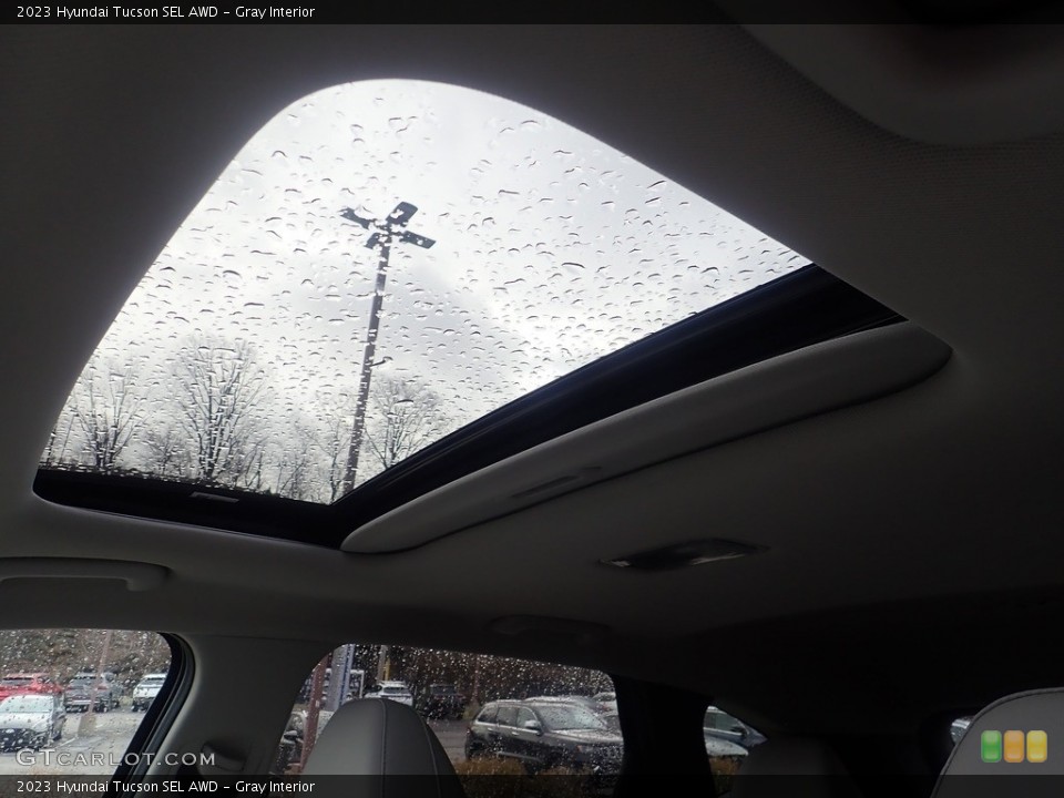 Gray Interior Sunroof for the 2023 Hyundai Tucson SEL AWD #145510290