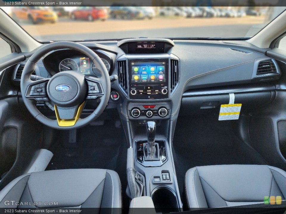 Black Interior Dashboard for the 2023 Subaru Crosstrek Sport #145510398