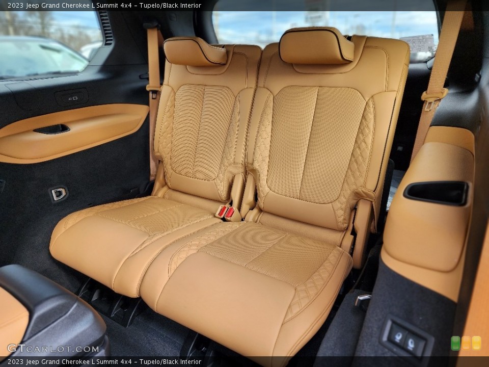 Tupelo/Black Interior Rear Seat for the 2023 Jeep Grand Cherokee L Summit 4x4 #145510515