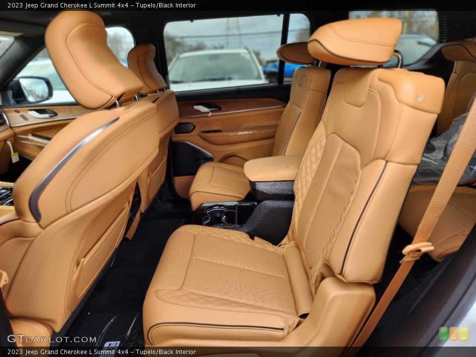 Tupelo/Black Interior Rear Seat for the 2023 Jeep Grand Cherokee L Summit 4x4 #145510539