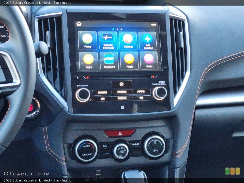 Black Interior Controls for the 2023 Subaru Crosstrek Limited #145510872