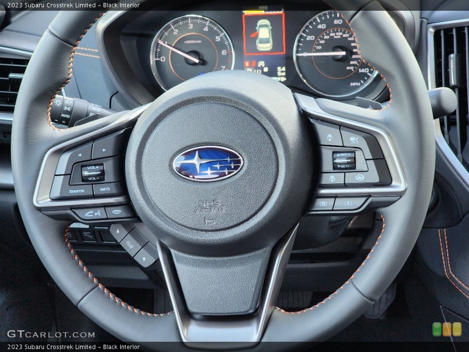 Black Interior Steering Wheel for the 2023 Subaru Crosstrek Limited #145511547