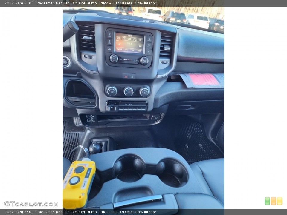 Black/Diesel Gray Interior Dashboard for the 2022 Ram 5500 Tradesman Regular Cab 4x4 Dump Truck #145512082