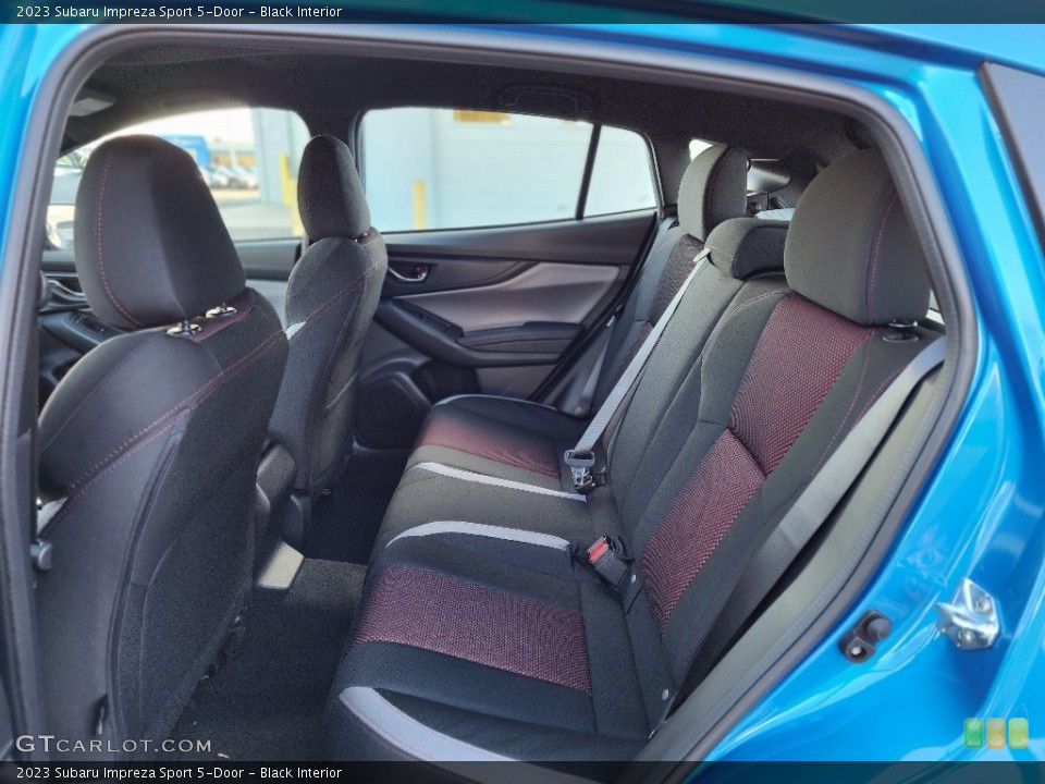 Black Interior Rear Seat for the 2023 Subaru Impreza Sport 5-Door #145512195