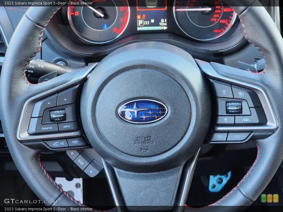 Black Interior Steering Wheel for the 2023 Subaru Impreza Sport 5-Door #145512288