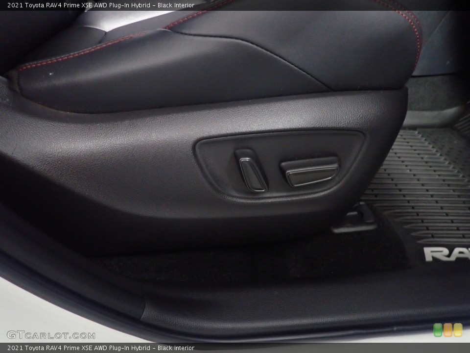 Black Interior Front Seat for the 2021 Toyota RAV4 Prime XSE AWD Plug-In Hybrid #145513578