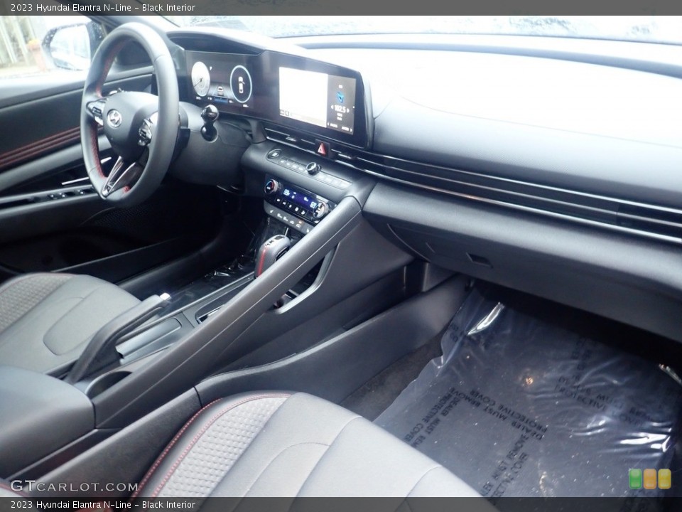 Black Interior Front Seat for the 2023 Hyundai Elantra N-Line #145514043
