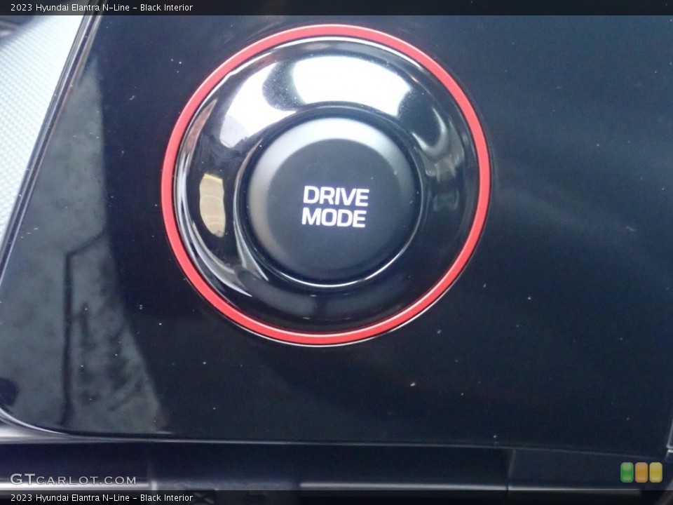 Black Interior Controls for the 2023 Hyundai Elantra N-Line #145514133