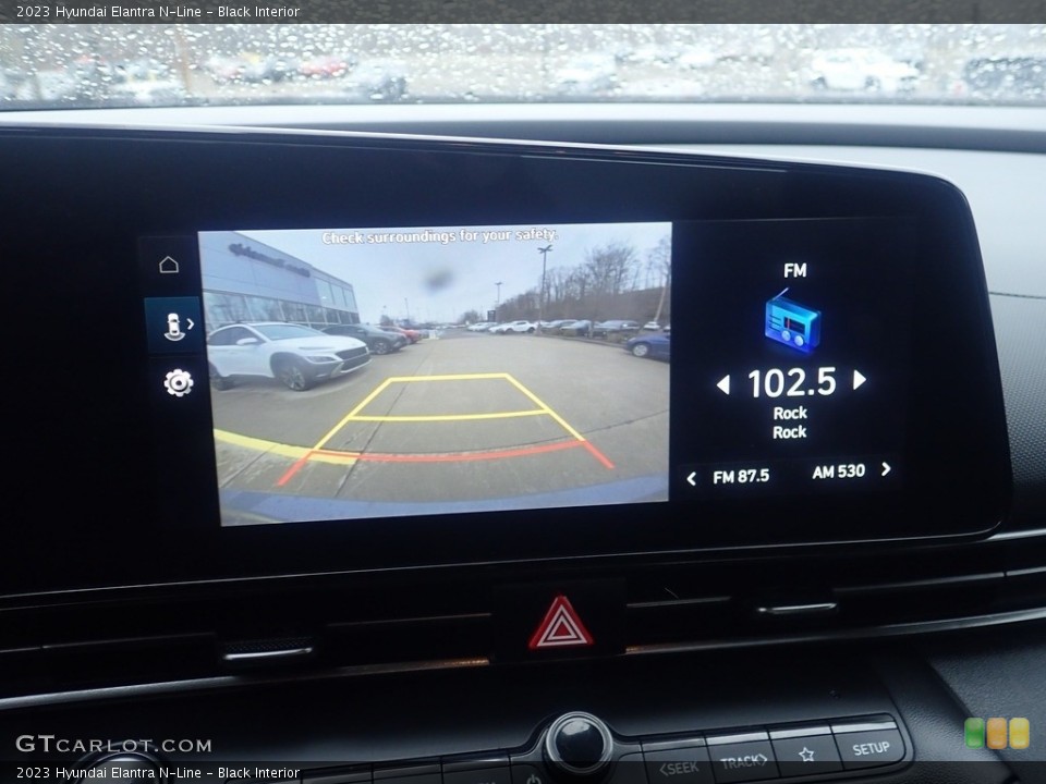 Black Interior Navigation for the 2023 Hyundai Elantra N-Line #145514181