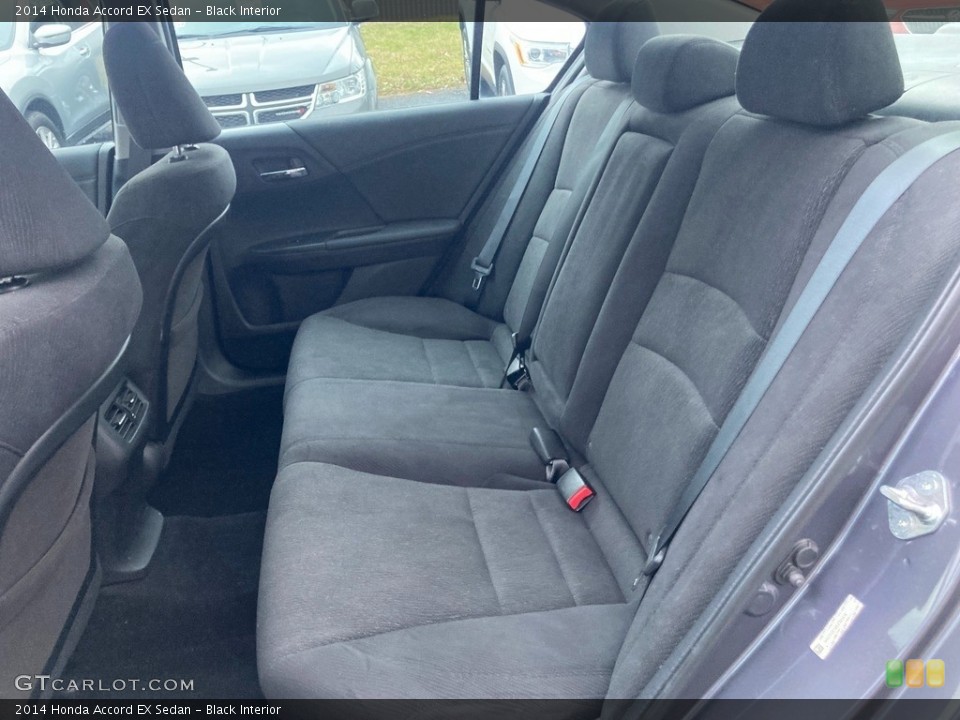 Black Interior Rear Seat for the 2014 Honda Accord EX Sedan #145514547