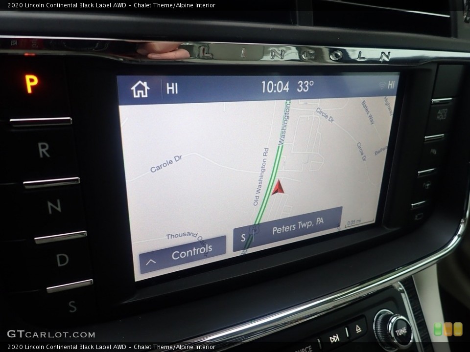 Chalet Theme/Alpine Interior Navigation for the 2020 Lincoln Continental Black Label AWD #145515398