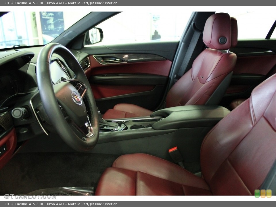 Morello Red/Jet Black Interior Front Seat for the 2014 Cadillac ATS 2.0L Turbo AWD #145515899