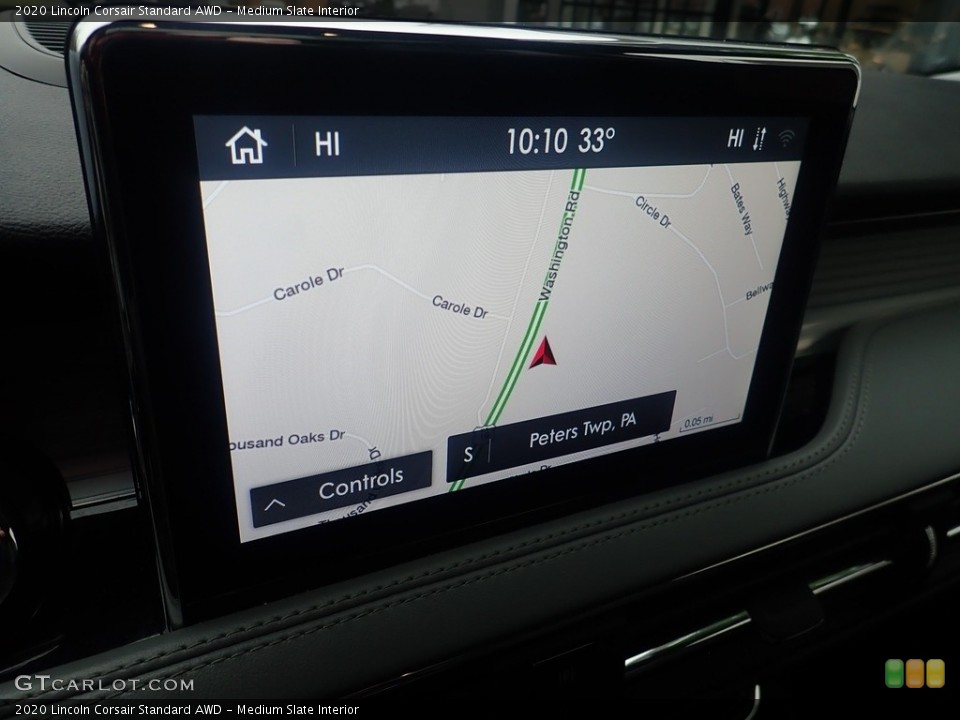 Medium Slate Interior Navigation for the 2020 Lincoln Corsair Standard AWD #145515968