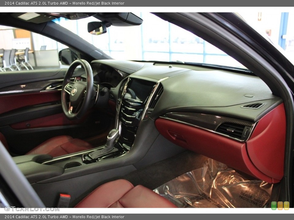 Morello Red/Jet Black Interior Dashboard for the 2014 Cadillac ATS 2.0L Turbo AWD #145516253