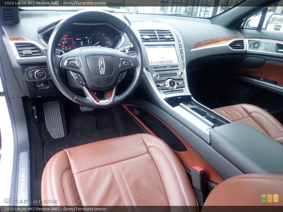 Ebony/Terracotta Interior Photo for the 2020 Lincoln MKZ Reserve AWD #145516306