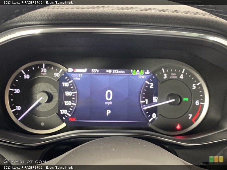 Ebony/Ebony Interior Gauges for the 2023 Jaguar F-PACE P250 S #145516799