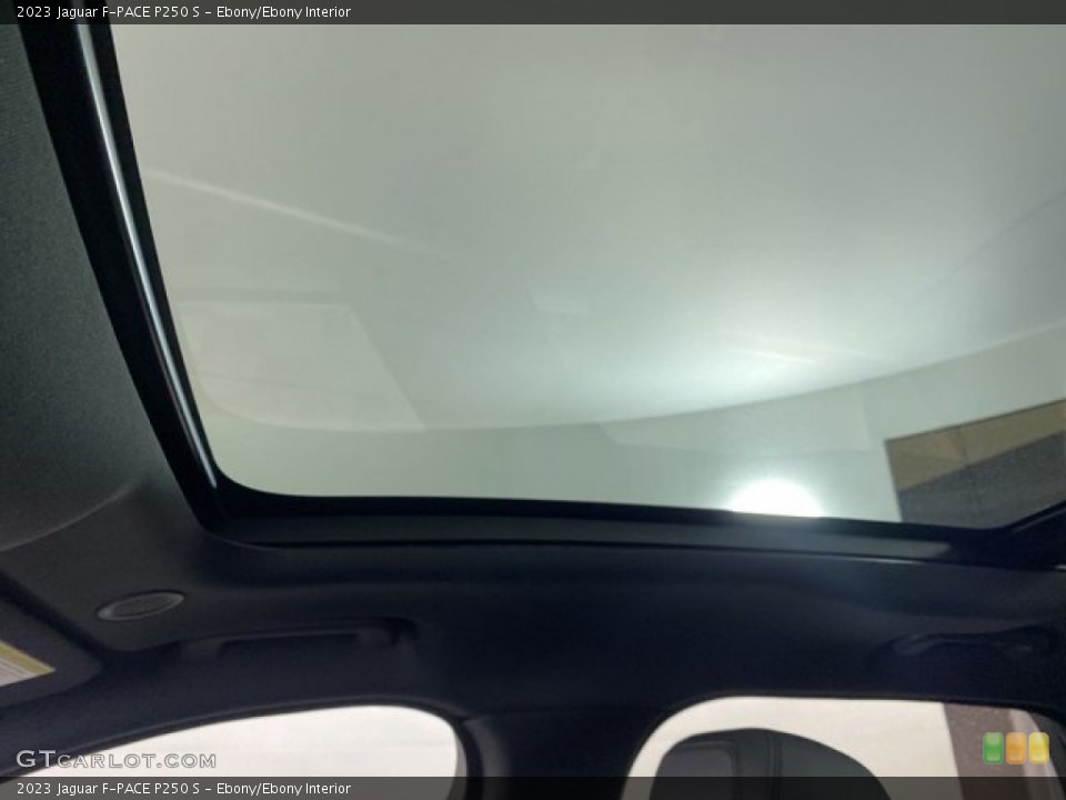 Ebony/Ebony Interior Sunroof for the 2023 Jaguar F-PACE P250 S #145516850