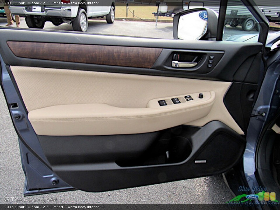 Warm Ivory Interior Door Panel for the 2016 Subaru Outback 2.5i Limited #145517308