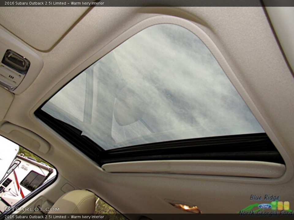 Warm Ivory Interior Sunroof for the 2016 Subaru Outback 2.5i Limited #145517569