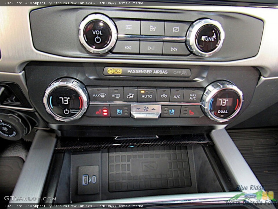 Black Onyx/Carmelo Interior Controls for the 2022 Ford F450 Super Duty Platinum Crew Cab 4x4 #145517821