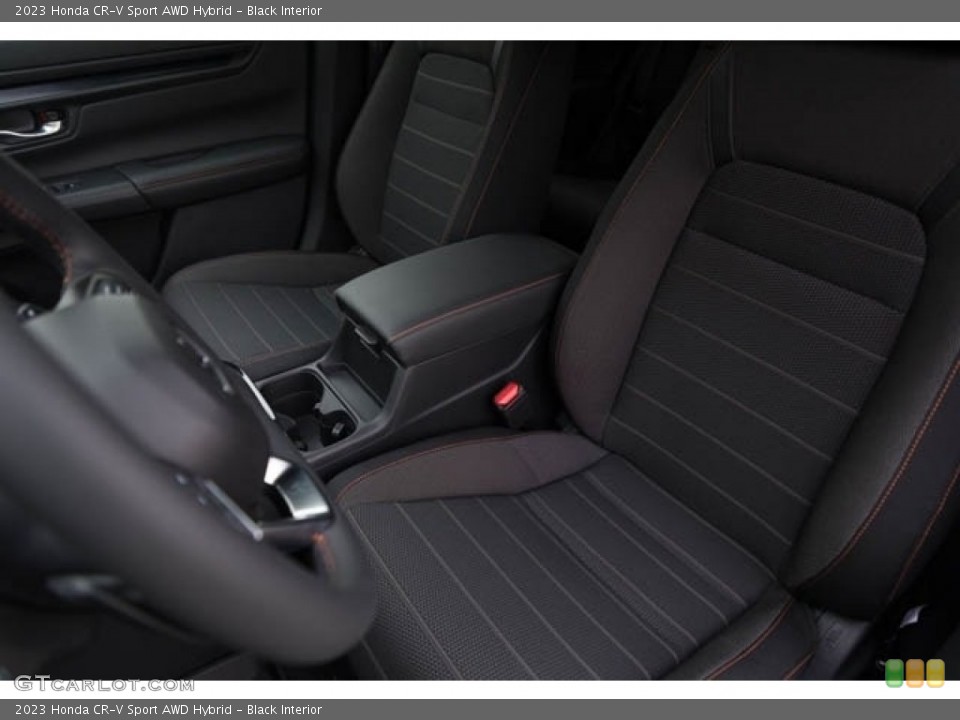 Black Interior Front Seat for the 2023 Honda CR-V Sport AWD Hybrid #145518364
