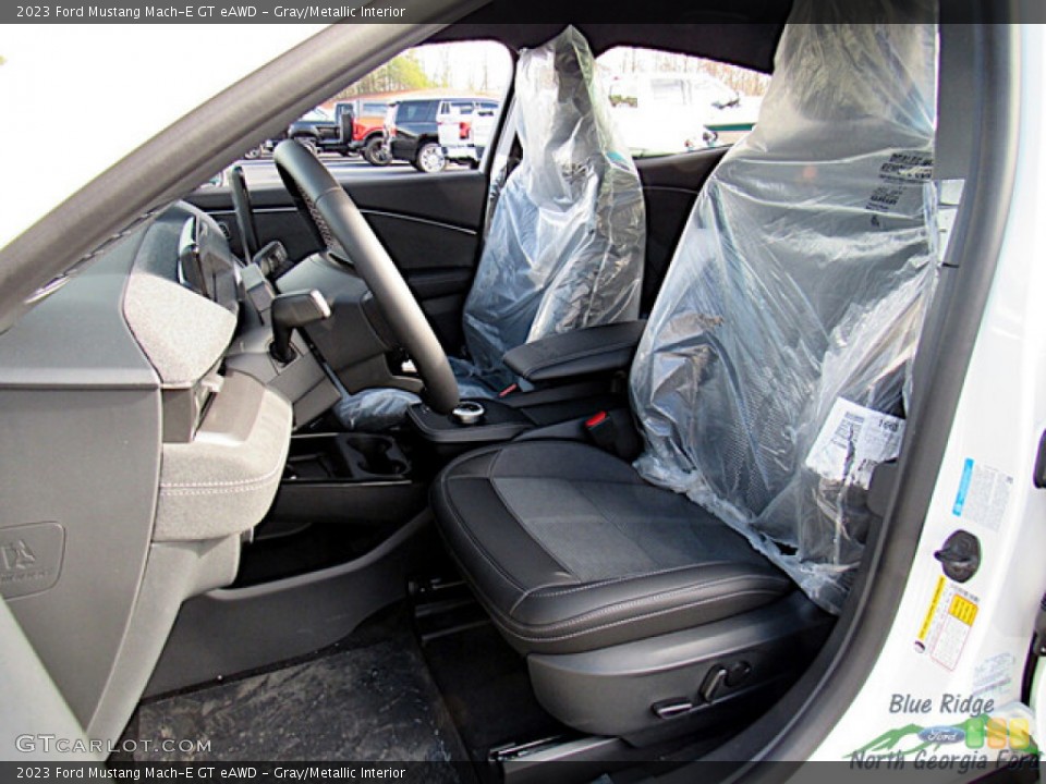 Gray/Metallic Interior Front Seat for the 2023 Ford Mustang Mach-E GT eAWD #145518565