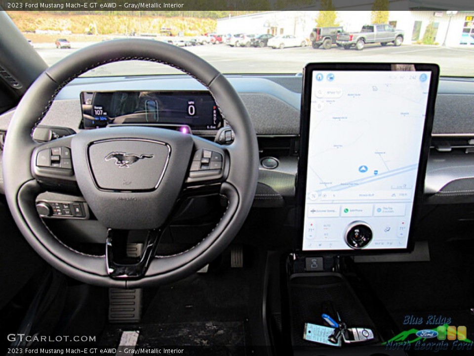 Gray/Metallic Interior Dashboard for the 2023 Ford Mustang Mach-E GT eAWD #145518625