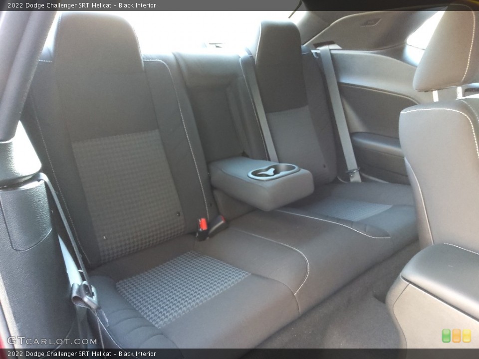Black Interior Rear Seat for the 2022 Dodge Challenger SRT Hellcat #145519714